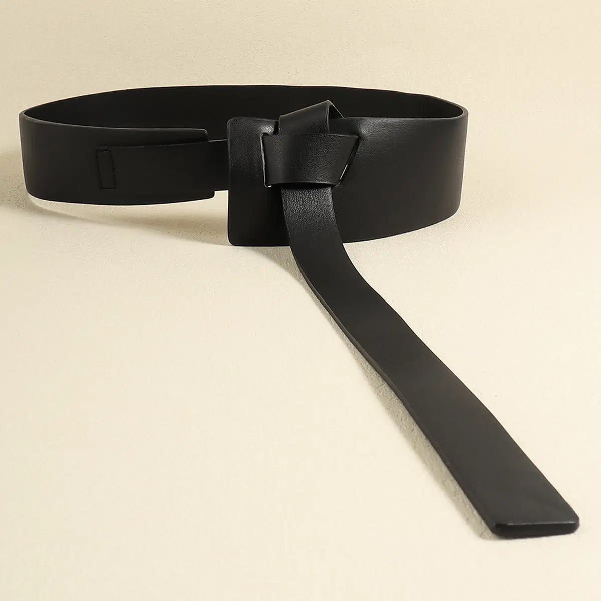 Knot Detail PU Belt - Lustreve