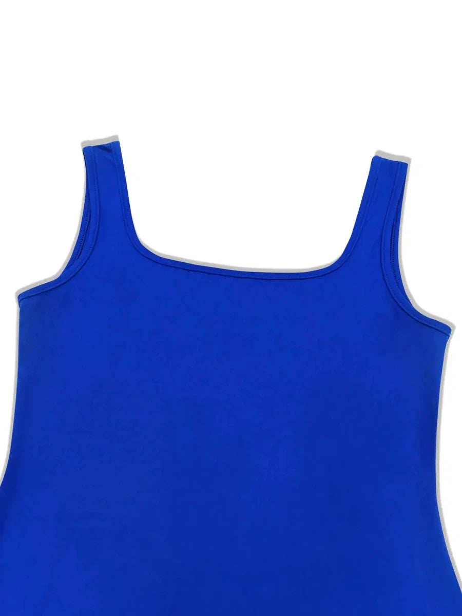 Kotty Square Neck Bodycon Mini Tank Dress - Lustreve