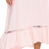 Lace Detail Short Sleeve Lounge Dress - Lustreve