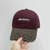 Leopard Print Baseball Cap with Embroidered Letter - Lustreve