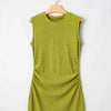 Lila Sleeveless Ribbed Bodycon Dress - Lustreve
