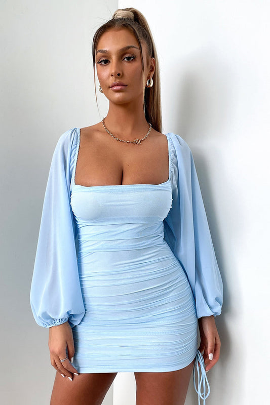 Refined Charm Long-Sleeve Dress