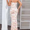 Love Grows Here Floral Lace - Up Maxi Dress - Lustreve