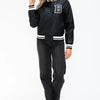Love Me Now Snap Down Bomber Jacket with Classic Silhouette and Statement Details - Lustreve
