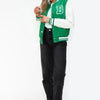 Love Me Now Snap Down Bomber Jacket with Classic Silhouette and Statement Details - Lustreve