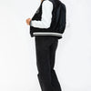 Love Me Now Snap Down Bomber Jacket with Classic Silhouette and Statement Details - Lustreve