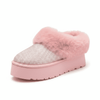 WILD DIVA Embellished Ice Princess Cozy Clogs