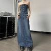 Robe en jean Maeve Sculpted Elegance