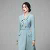 Celestial Charm Tweed Slimming Suit Dress
