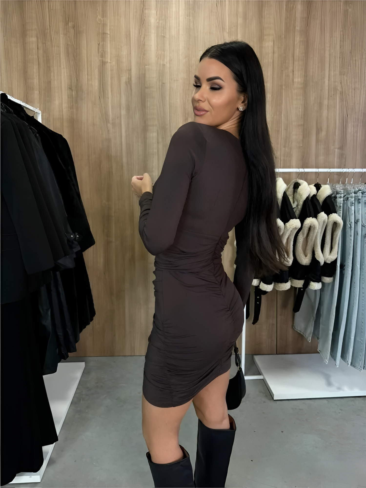 Temptress Twist Mini Gown