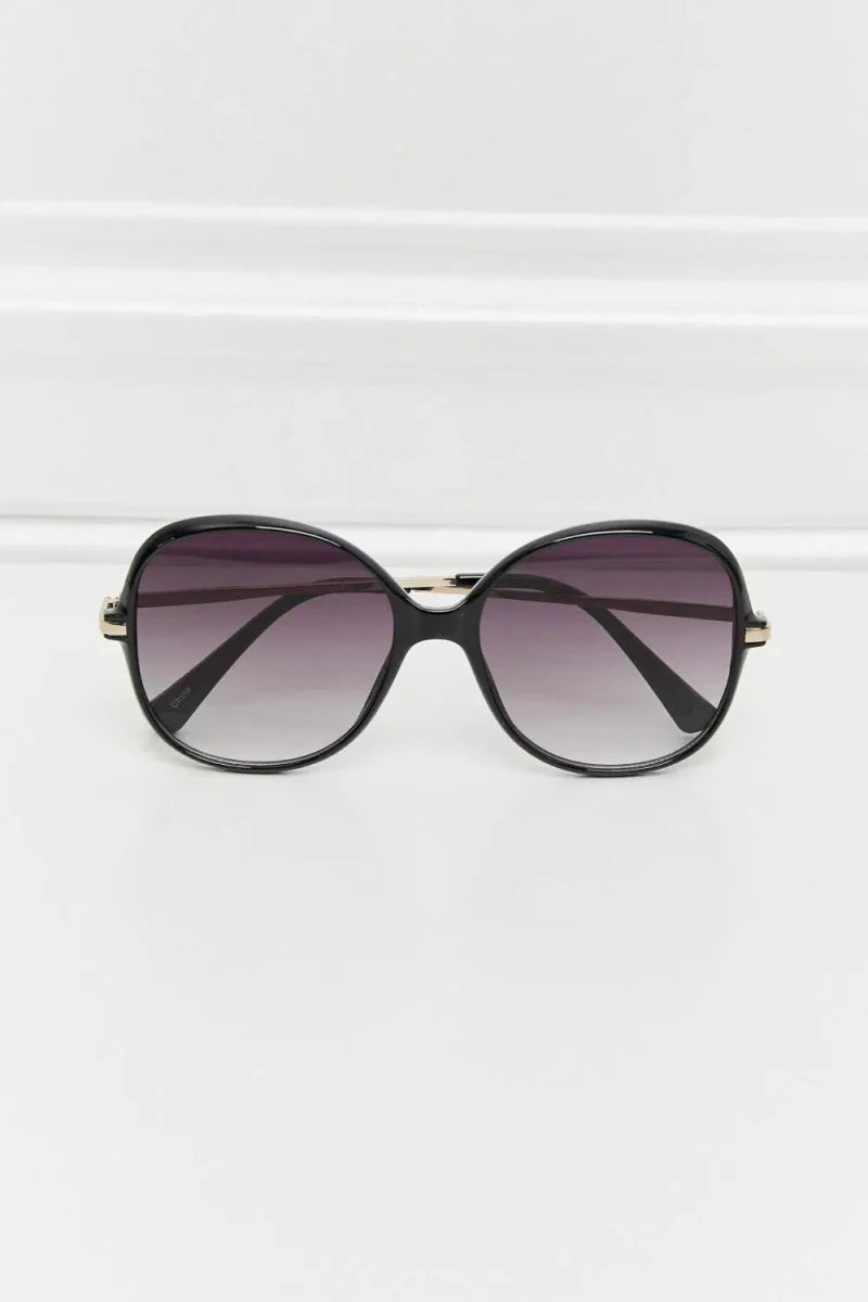 Metal - Plastic Hybrid Full Rim Sunglasses - Lustreve