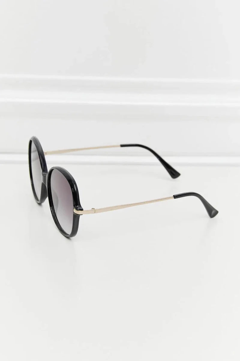 Metal - Plastic Hybrid Full Rim Sunglasses - Lustreve
