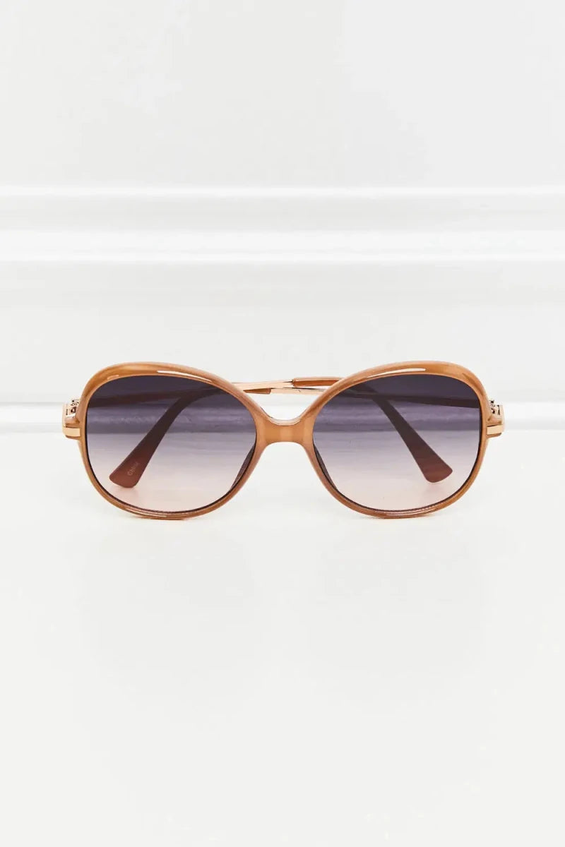 Metal - Plastic Hybrid Full Rim Sunglasses - Lustreve