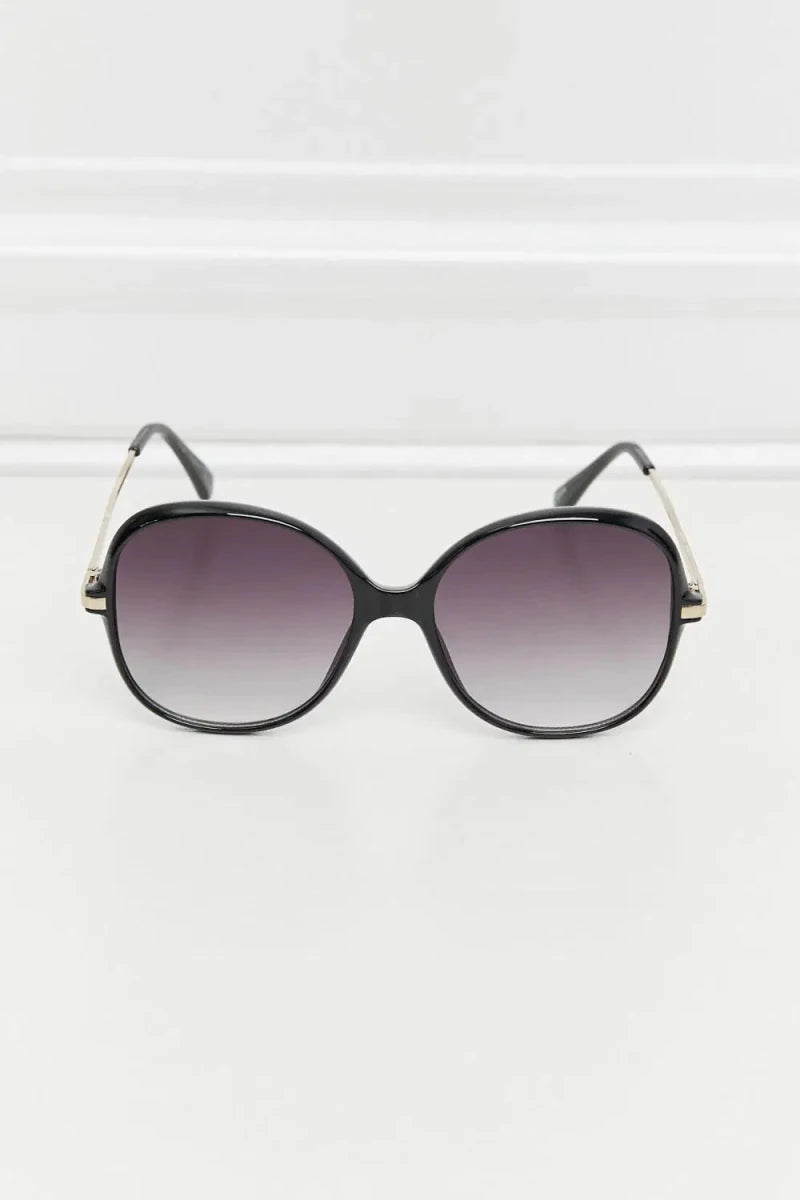 Metal - Plastic Hybrid Full Rim Sunglasses - Lustreve