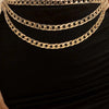 Metal Triple - Layered Chain Belt - Lustreve