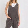 Mineral Washed Summer Jumpsuit - Lustreve