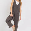 Mineral Washed Summer Jumpsuit - Lustreve