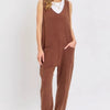Mineral Washed Summer Jumpsuit - Lustreve