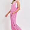 Mineral Washed Summer Jumpsuit - Lustreve