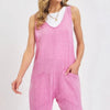Mineral Washed Summer Jumpsuit - Lustreve