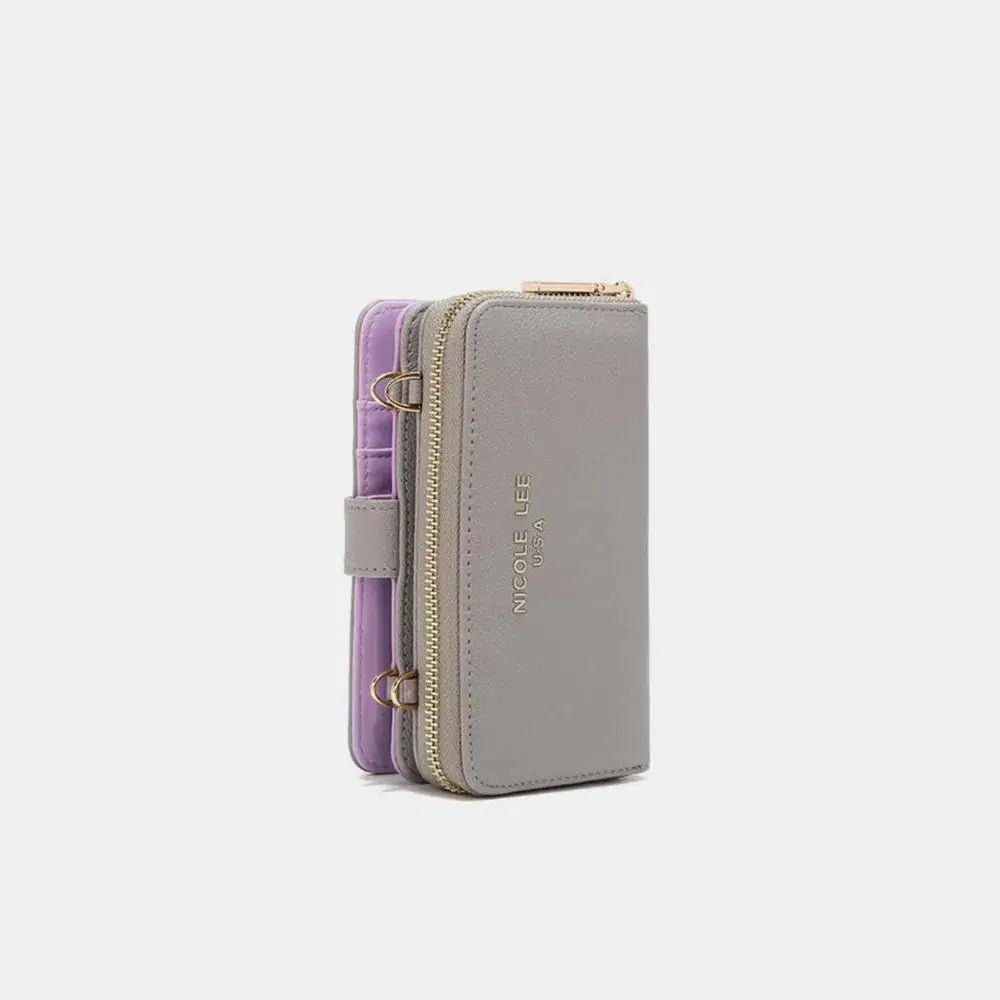 Nicole Lee USA 2 Piece Phone Case Crossbody Wallet - Lustreve