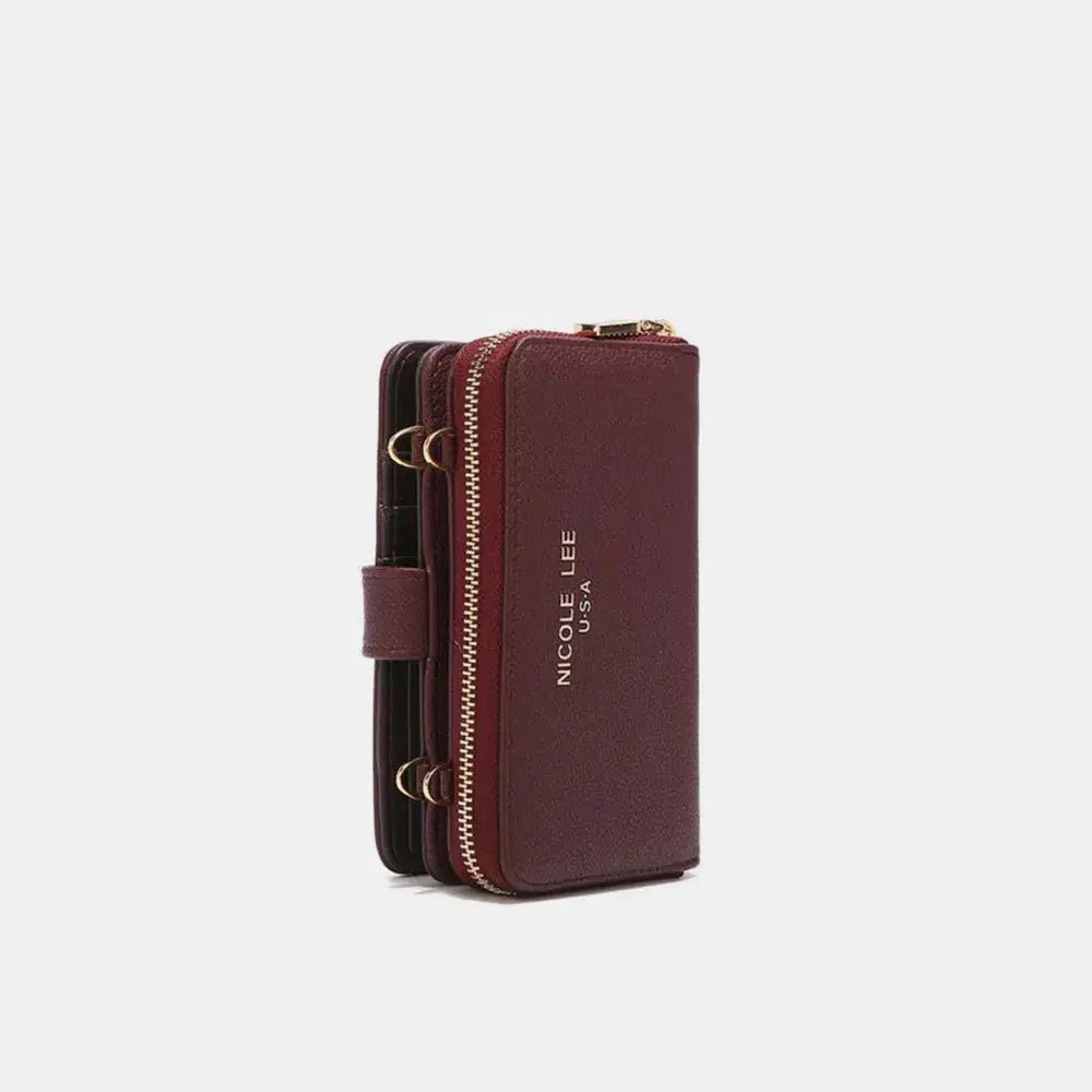Nicole Lee USA 2 Piece Phone Case Crossbody Wallet - Lustreve