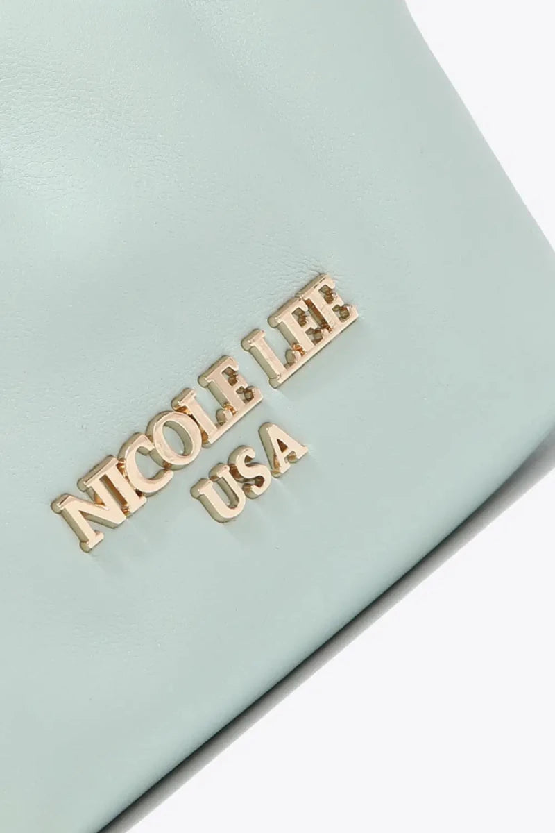 Nicole Lee USA Faux Leather Pouch - Lustreve