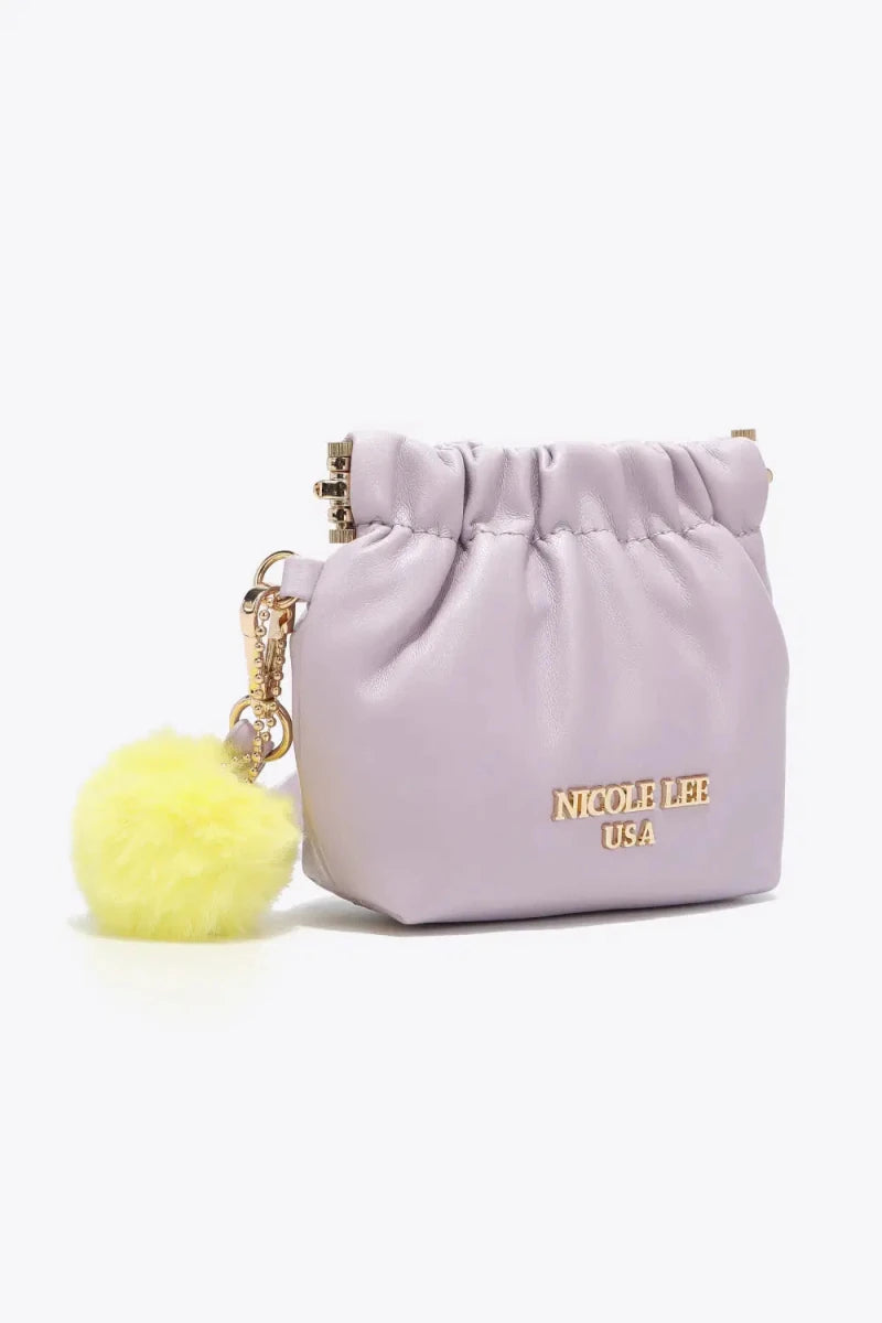 Nicole Lee USA Faux Leather Pouch - Lustreve