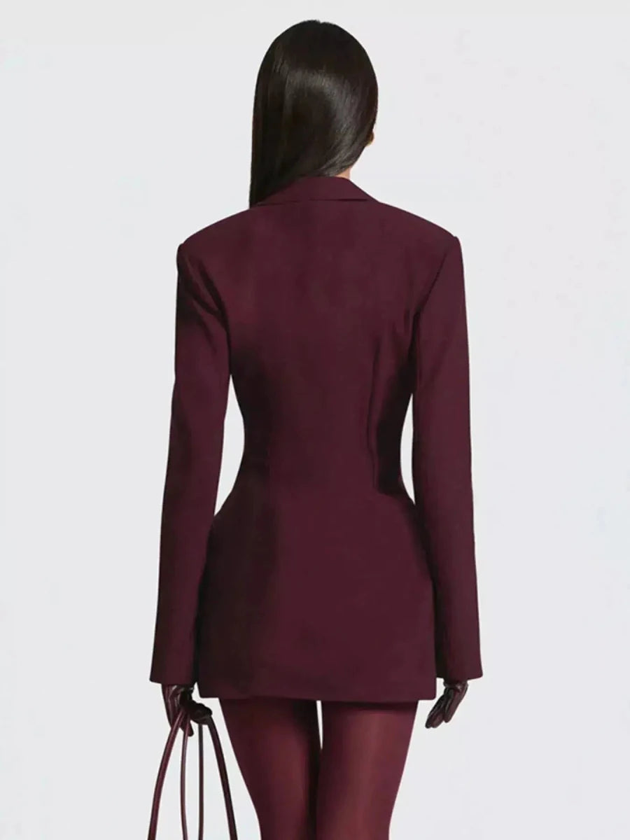 No Apologies Allowed Blazer Mini Dress - Lustreve