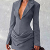 No Apologies Allowed Blazer Mini Dress - Lustreve