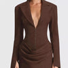 No Apologies Allowed Blazer Mini Dress - Lustreve