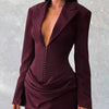 No Apologies Allowed Blazer Mini Dress - Lustreve