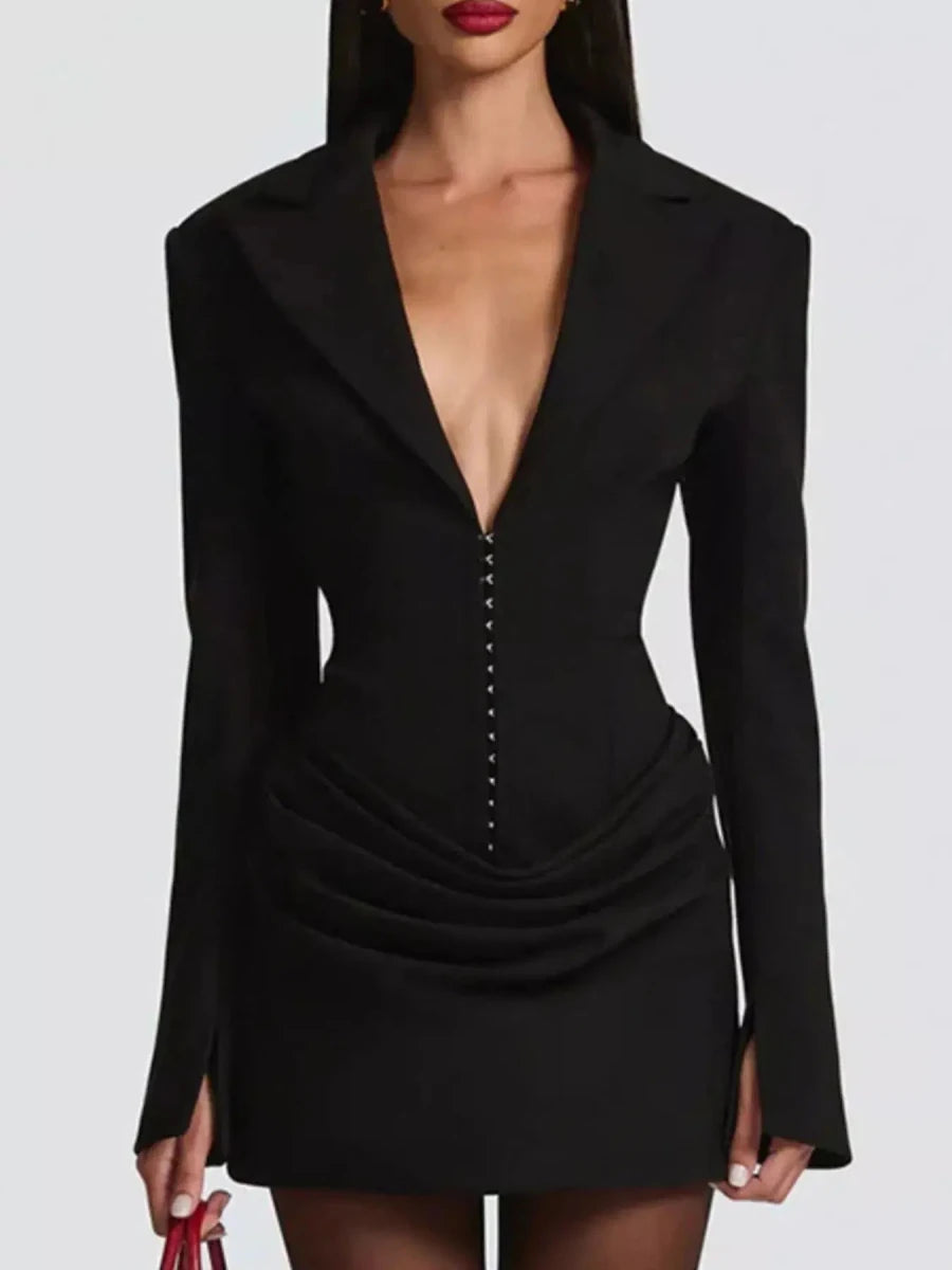 No Apologies Allowed Blazer Mini Dress - Lustreve