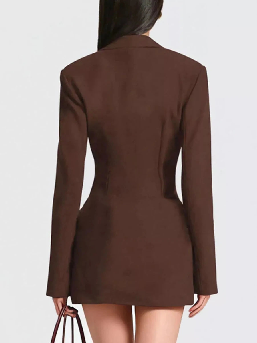 No Apologies Allowed Blazer Mini Dress - Lustreve