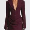 No Apologies Allowed Blazer Mini Dress - Lustreve