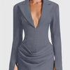 No Apologies Allowed Blazer Mini Dress - Lustreve