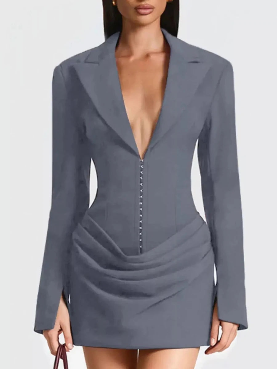 No Apologies Allowed Blazer Mini Dress - Lustreve