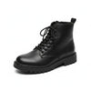 Bottes Martin à lacets et bout rond