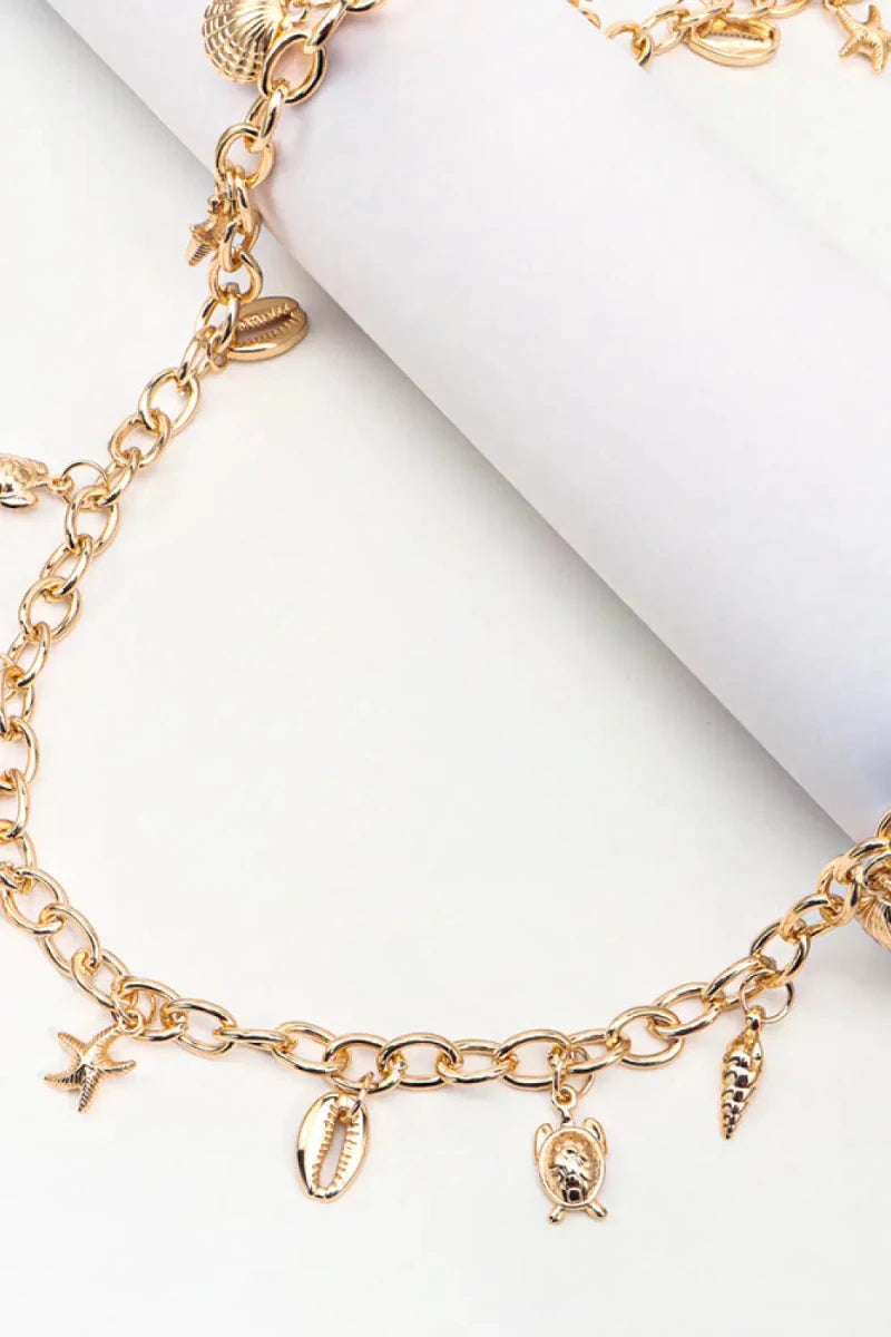 Ocean Element Charm Chain Belt - Lustreve