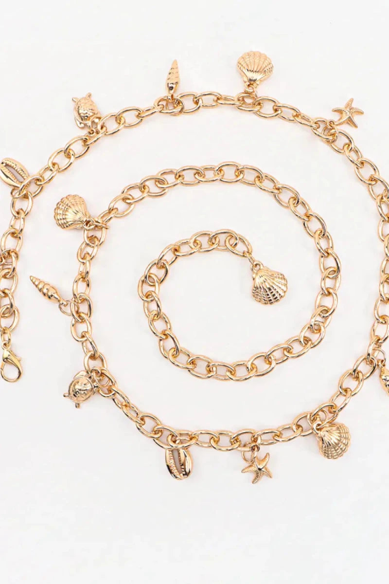 Ocean Element Charm Chain Belt - Lustreve