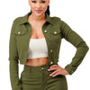 Off - Duty Cargo Cropped Jacket - Lustreve