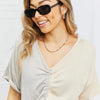 Oval Full Rim Sunglasses - Lustreve