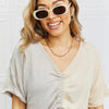 Oval Full Rim Sunglasses - Lustreve