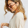 Oval Full Rim Sunglasses - Lustreve