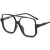 Oversized Square Frame Fashion Sunglasses - Lustreve