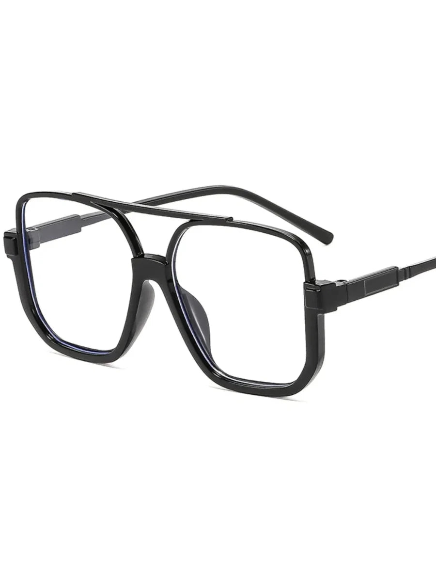 Oversized Square Frame Fashion Sunglasses - Lustreve