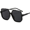 Oversized Square Frame Fashion Sunglasses - Lustreve