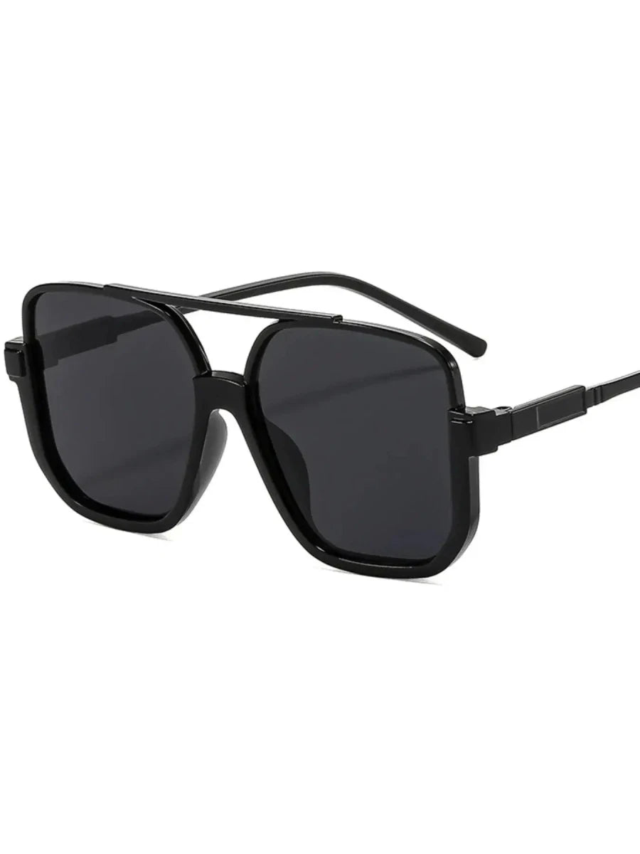 Oversized Square Frame Fashion Sunglasses - Lustreve
