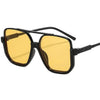 Oversized Square Frame Fashion Sunglasses - Lustreve