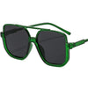 Oversized Square Frame Fashion Sunglasses - Lustreve